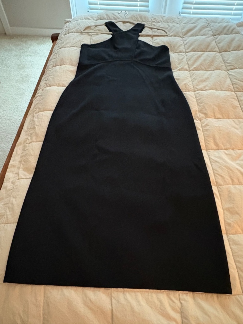 Polo Ralph Lauren Black Stretch Knit Halter Dress Women’s XL - Picture 3 of 7